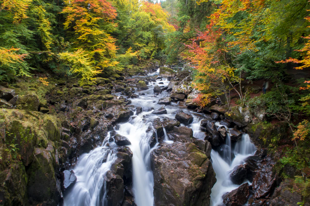 Autumn Cascade — Scotland