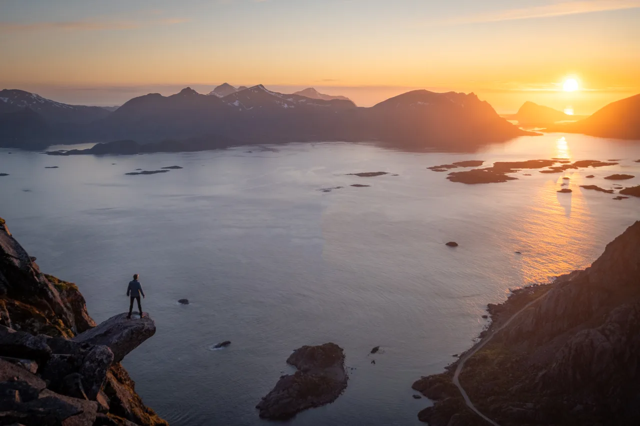 Midnight Sun — Lofoten, Norway