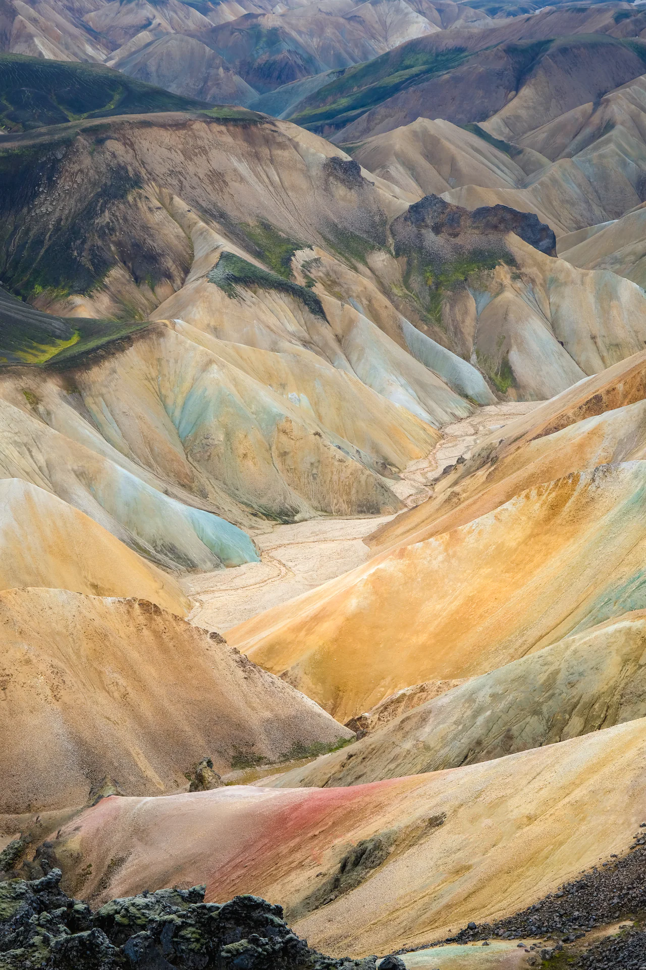 Painted Folds — Landmannalaugar, Iceland