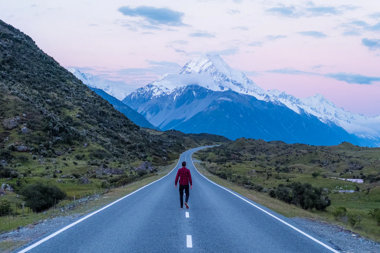 Road to Aoraki — Aoraki / Mount Cook, New Zealand